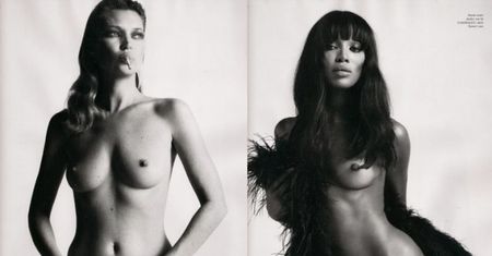 Piersi Kate Moss i Naomi! (DUŻO ZDJĘĆ)