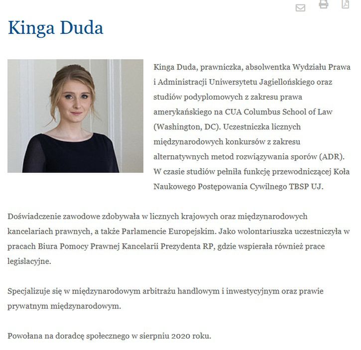Strona Kancelarii Prezydenta