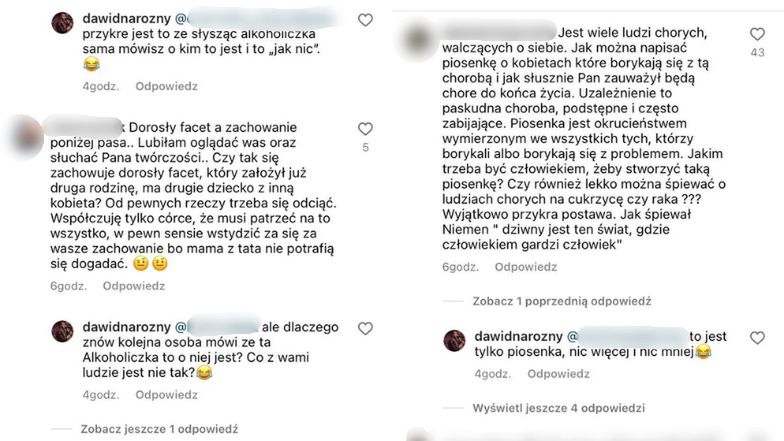 Internauci oburzeni fragmentem nowej piosenki Dawida Narożnego. Muzyk odpowiedział na krytykę