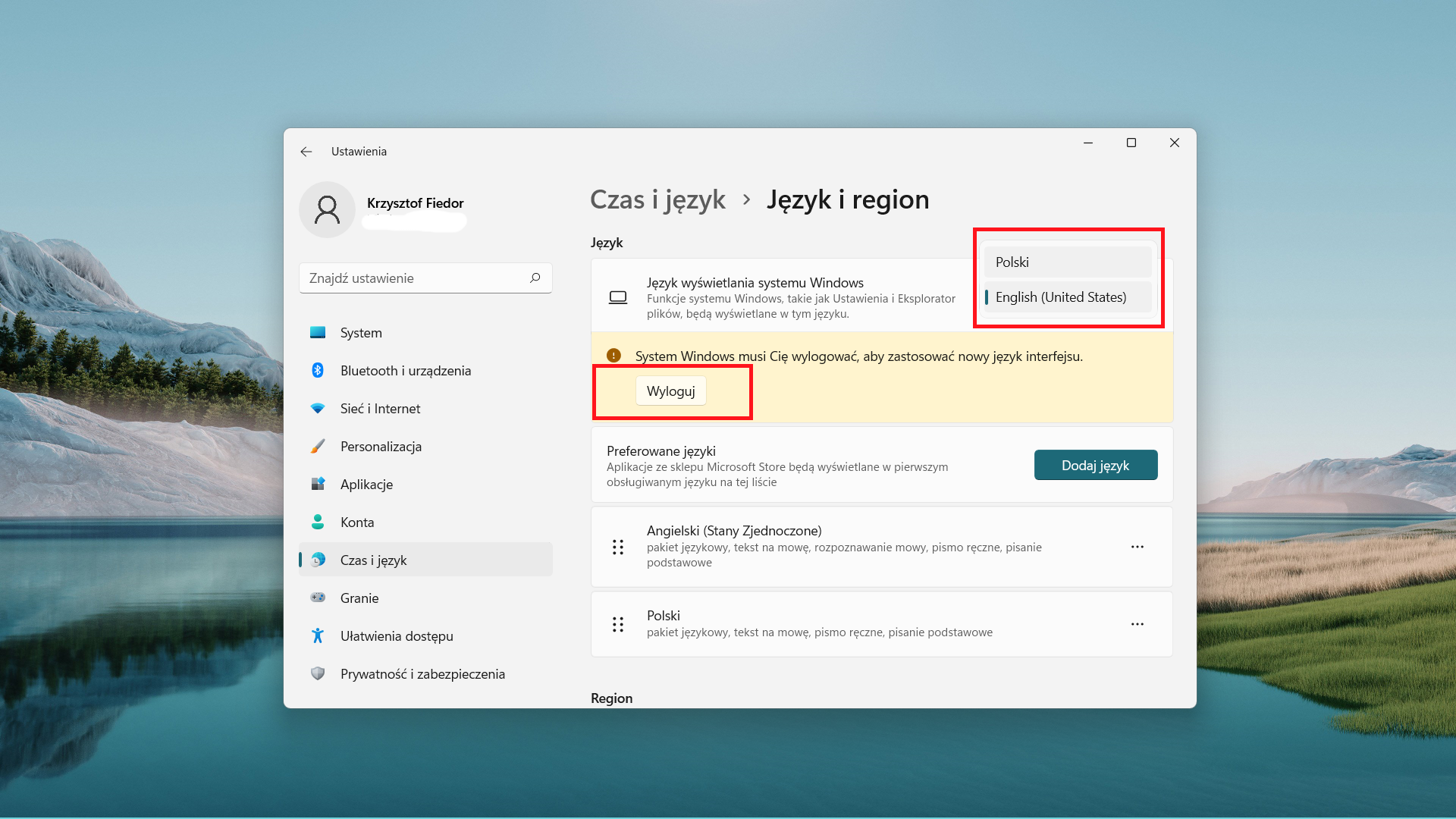 Windows 11: wystarczy się przelogować aby zmiany weszły w życie