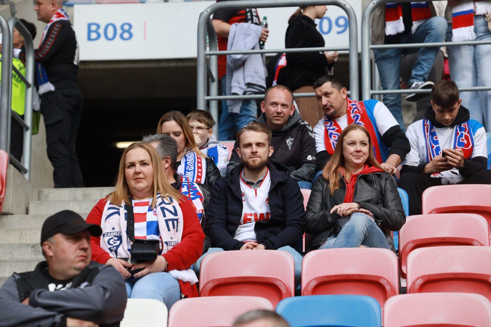 Kibice na meczu Górnika Zabrze z Koroną Kielce