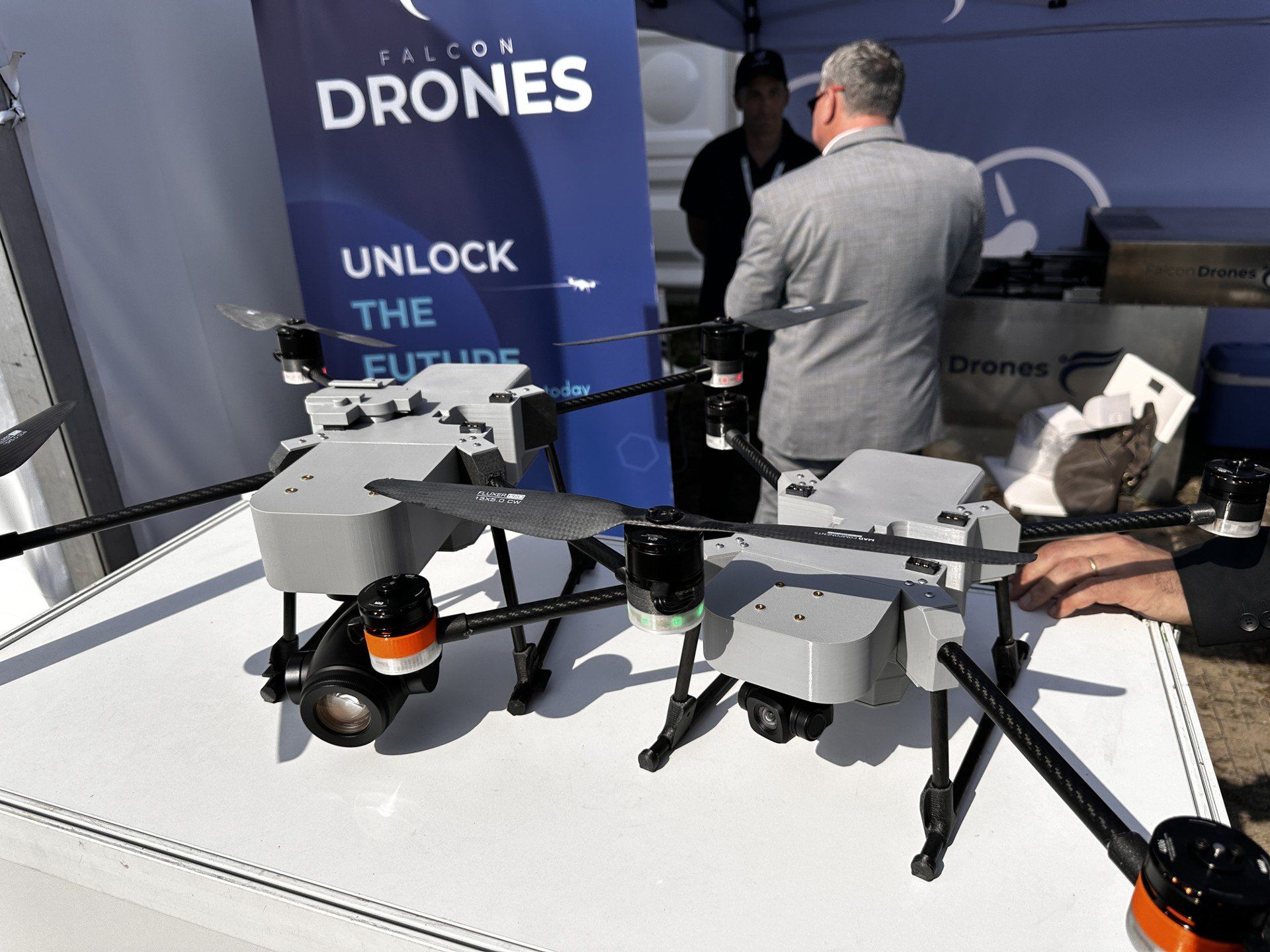 Drony podczas targów MSPO 2024 w Kielcach