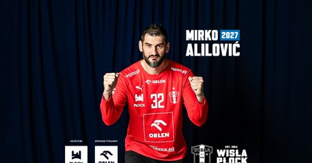 Mirko Alilović zostaje w ORLEN Wiśle Płock! Doświadczony bramkarz przedłużył kontrakt!