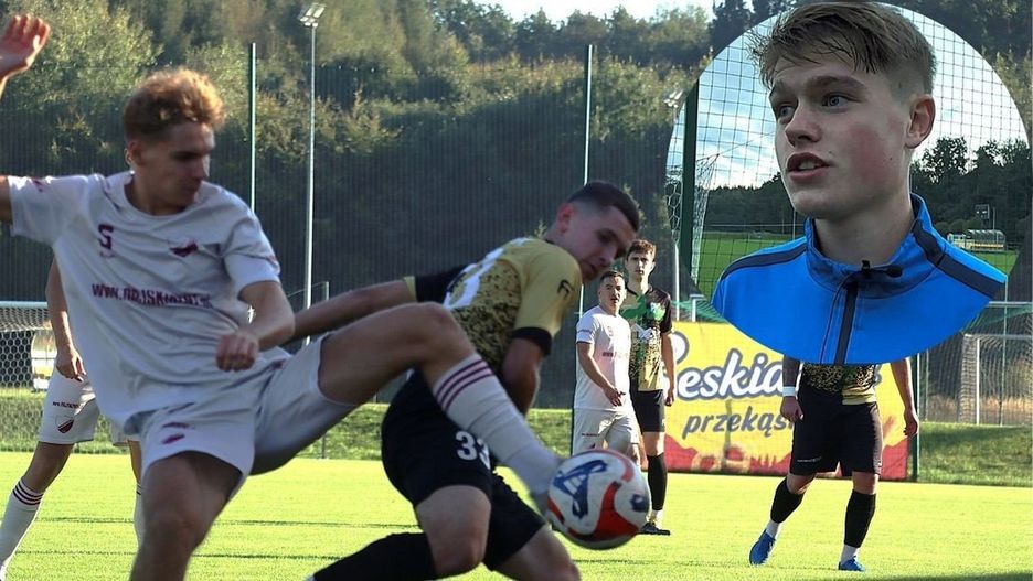 Brzezina Osiek przełamała kosztem Chełmka pasmo sześciu porażek w grupie zachodniej V ligi piłkarskiej w Małopolsce. O meczu opowiedział Bartosz Kuźma (okrągłe zdjęcie)
