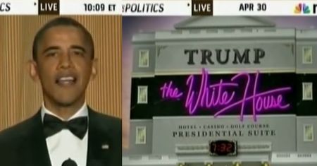Obama wyśmiewa Donalda Trumpa... To wtedy zdecydował, że zostanie prezydentem?