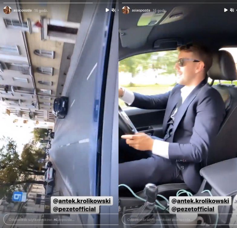 Joanna Opozda i Antek Królikowski 