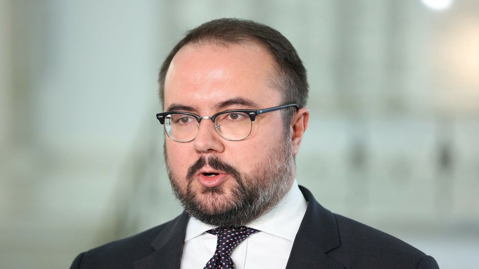 Kofenrecja senatora P?ka i wiceministra Jab?o?skiego
Fot. Michal Zebrowski/East News, 28.03.2023. Konferencje prasowa z udzialem wicemarszalka Senatu Marka Peka i wiceministra Pawla Jablonskiego (n/z).
Michal Zebrowski