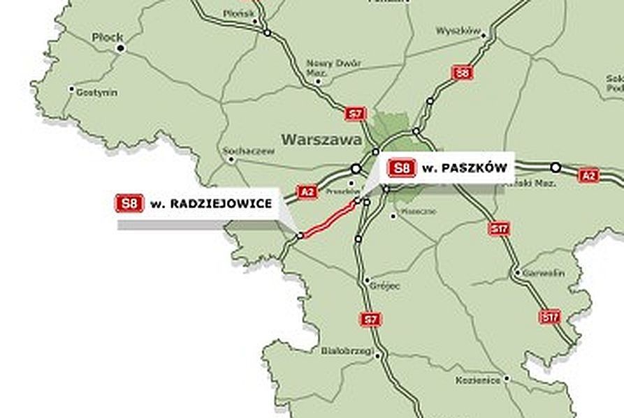 Podpisano kontrakt na nowy odcinek wylotówki z Warszawy
