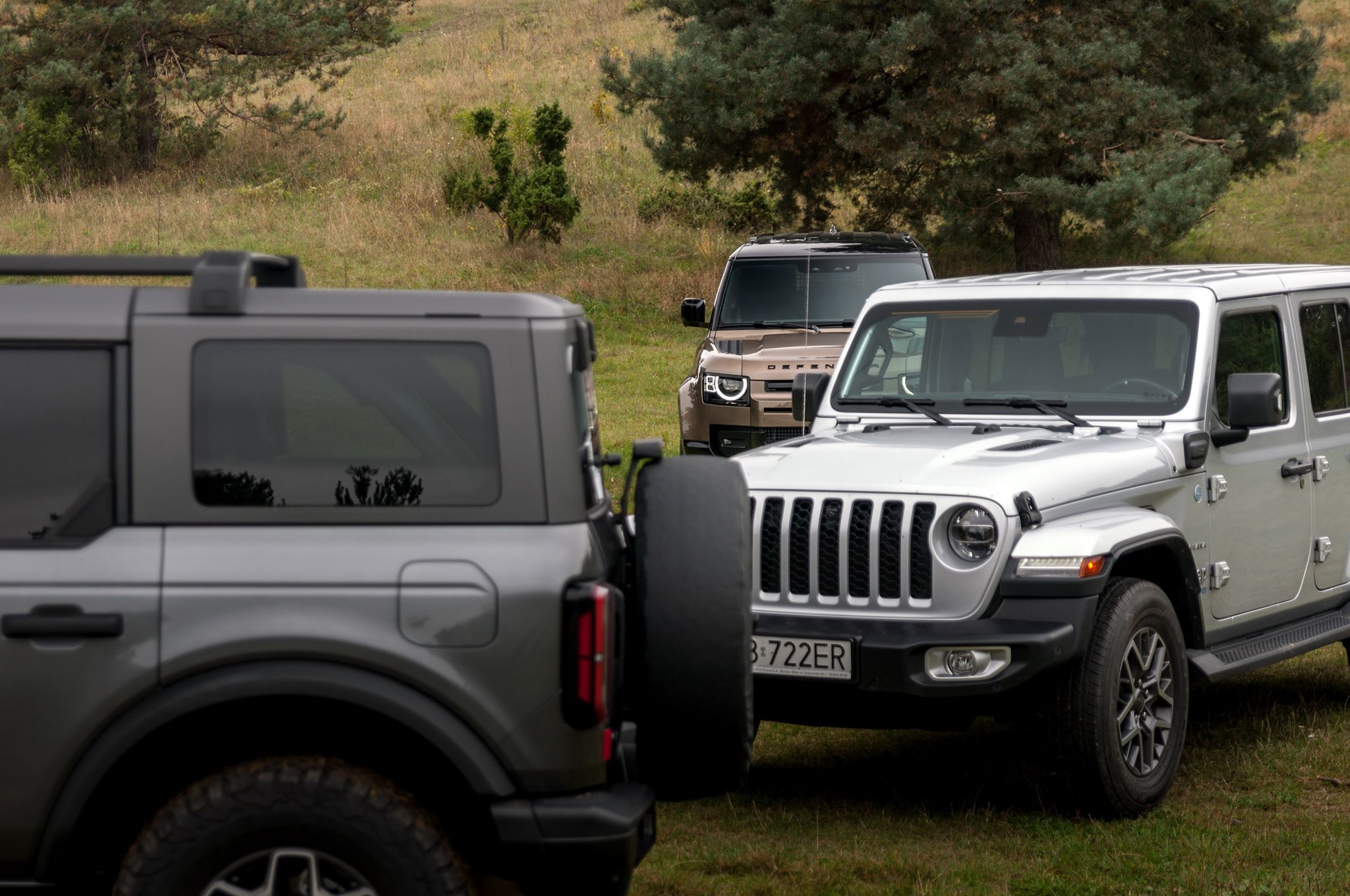 Defender, Bronco, Wrangler