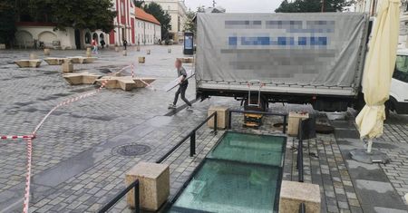 Uszkodzona atrakcja turystyczna w Lublinie w końcu doczekała się naprawy… Po prawie 9 miesiącach