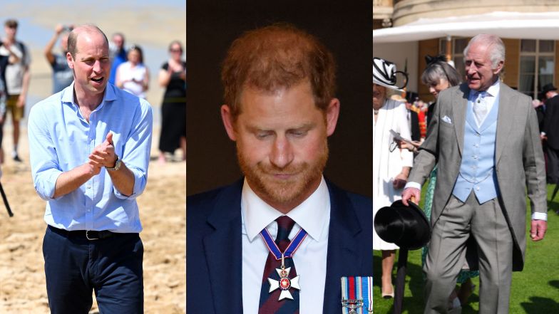 William i Karol są "zajęci" w trakcie wizyty Harry'ego w Wielkiej Brytanii