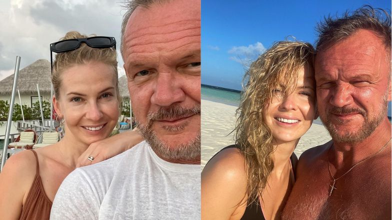 Edyta Pazura i Cezary Pazura spotkali się w pociągu 