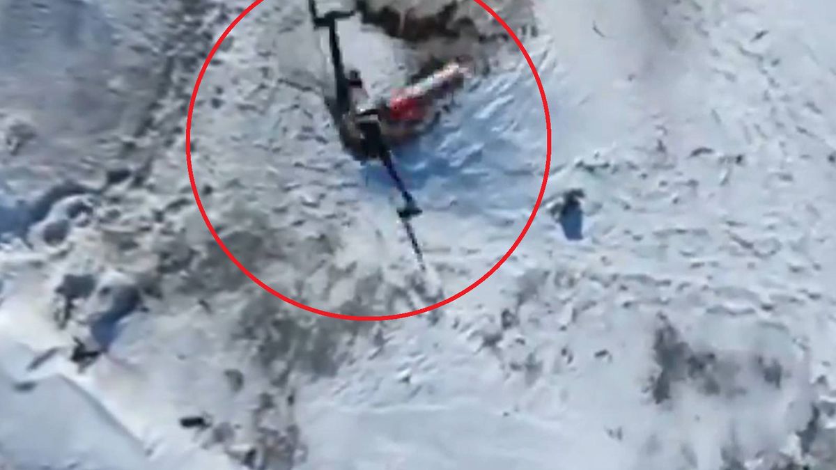 Ukraiński dron strącił rosyjską maszynę, a ta zaraz eksplodowała