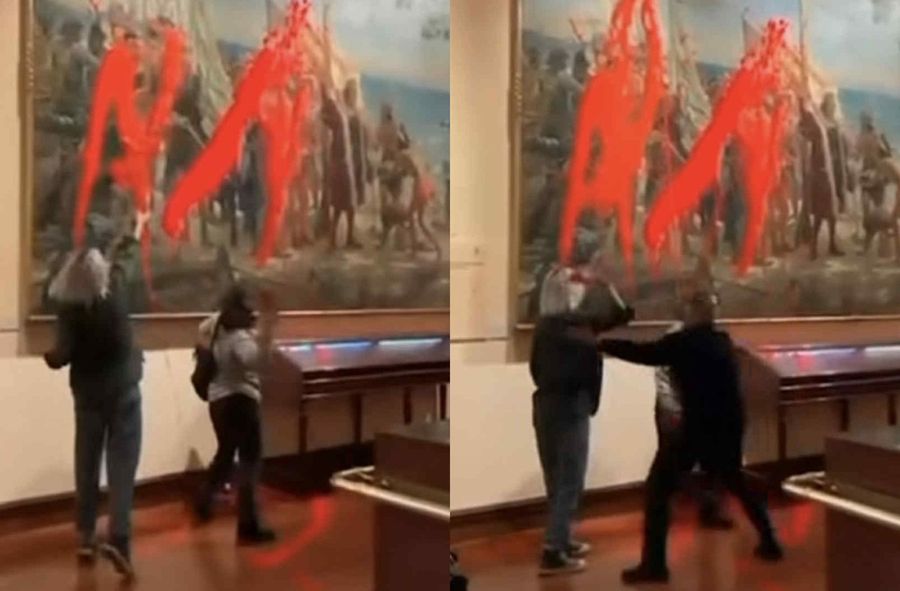 Aktywistki oblały farbą XIX-wieczny obraz. Protest przeciwko świ