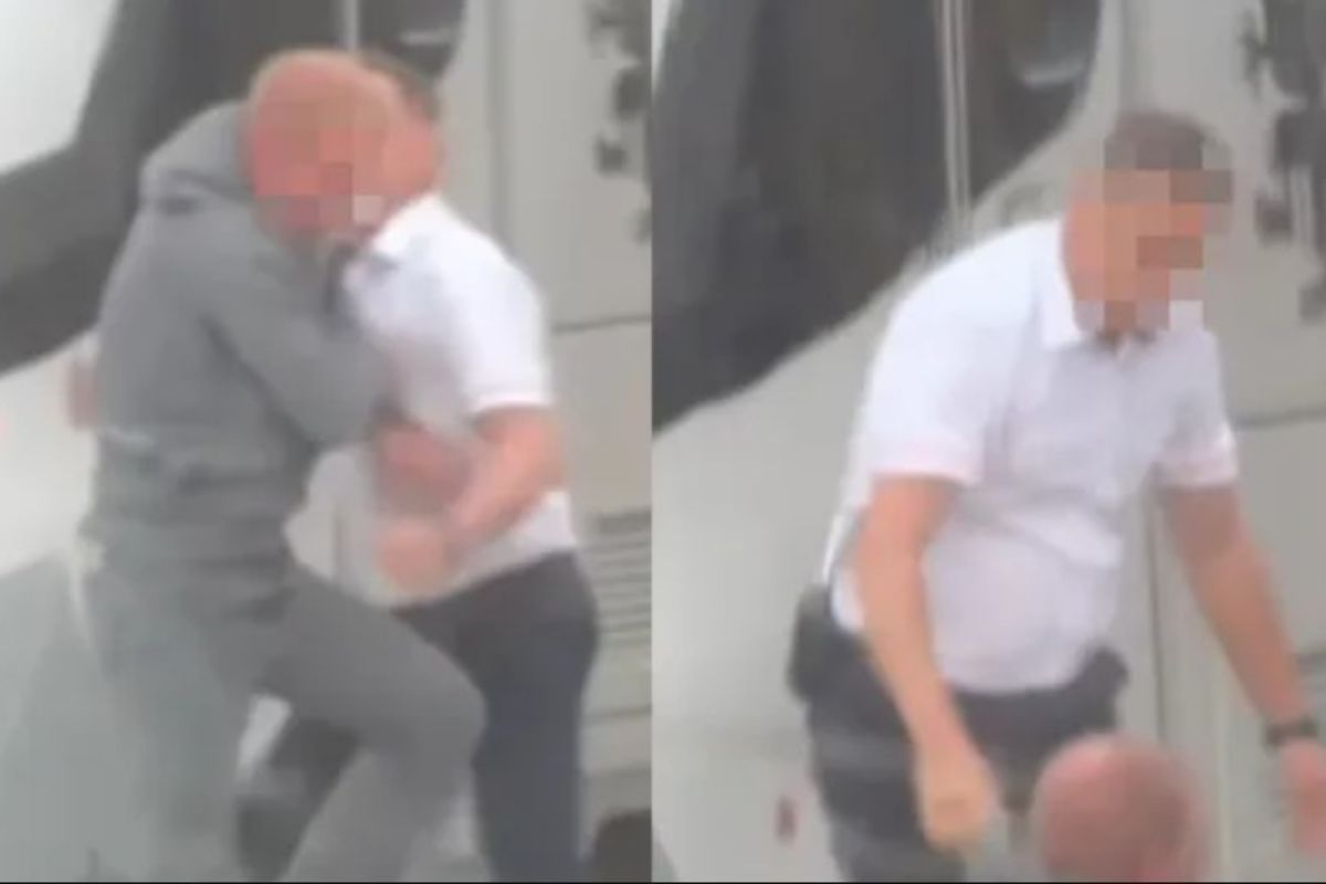 Bójka na peronie. Pracownik kolei powalił pasażera. Ruch policji