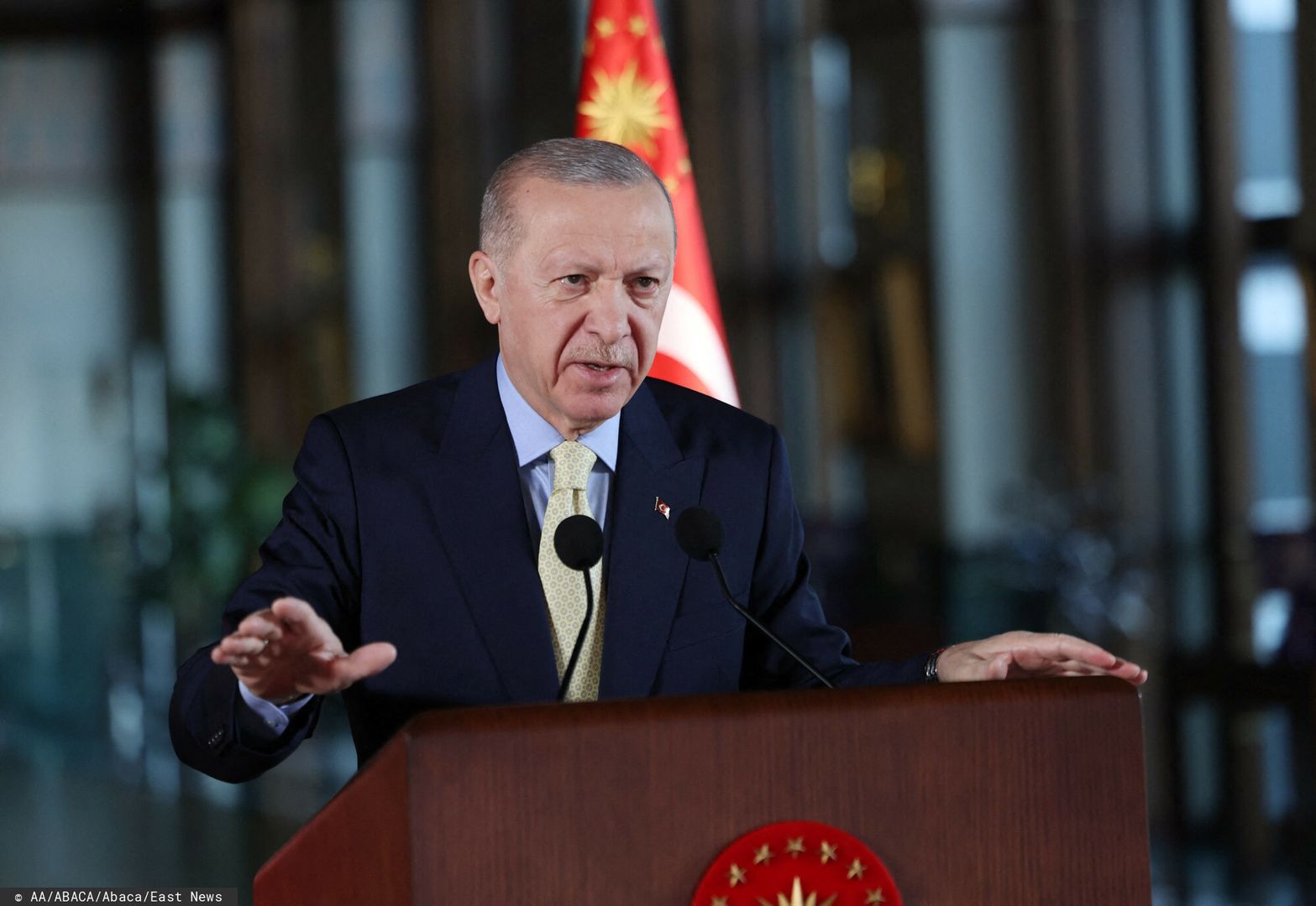 Erdogan reaguje na plan Trumpa. "Nigdy"