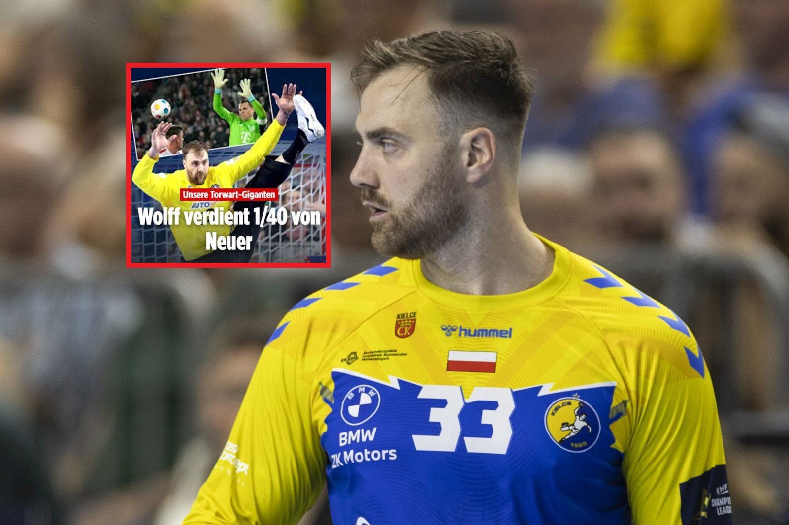 Andreas Wolff w barwach Industrii Kielce