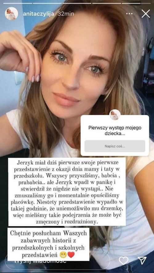 Anita Szydłowska o przedszkolnych perypetiach jej syna