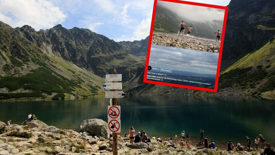 Turyści łamią zakazy w Tatrach. Nagranie wywołało burzę w sieci