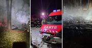 Włocławek: Pożar w ośrodku. Płomienie widoczne były ponad drzewami
