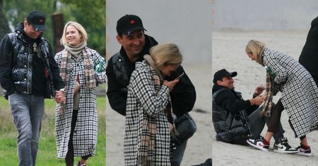 Zakochane gołąbki Michał Koterski i Dagmara Bryzek dokazują na plaży w Gdyni (ZDJĘCIA)