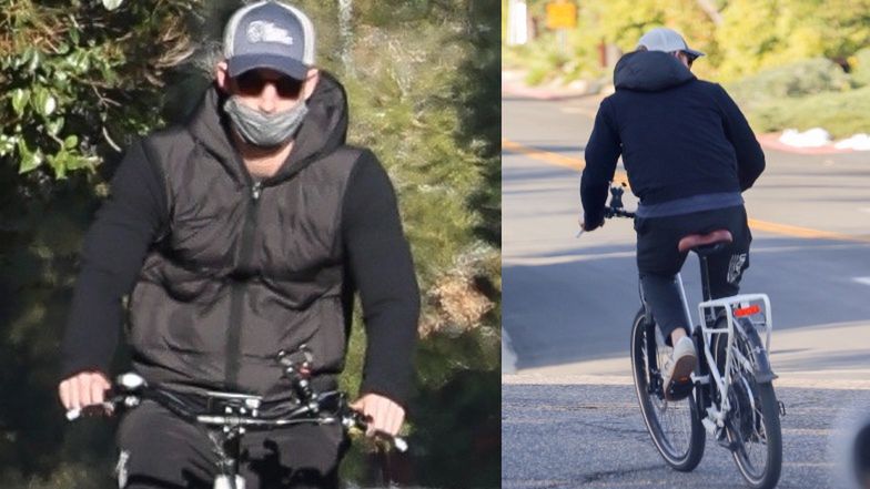 Wolny jak ptak Harry śmiga na rowerze po Los Angeles (ZDJĘCIA)