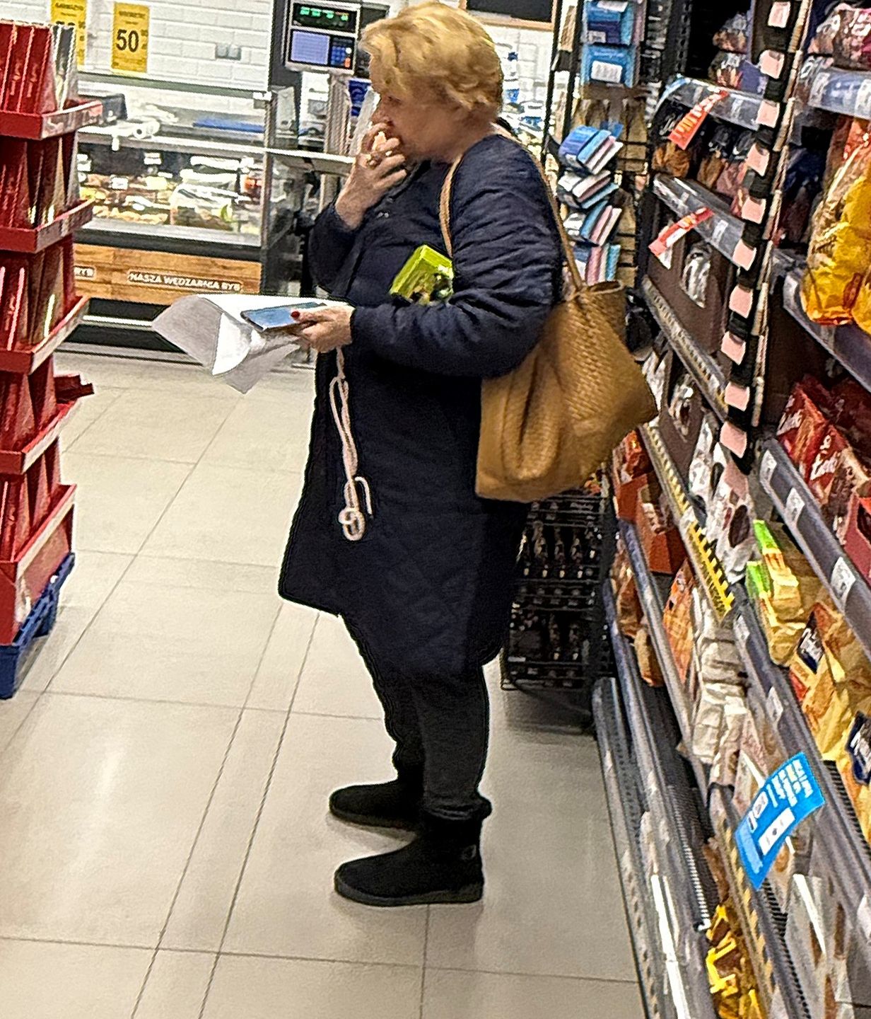 Katarzyna Bosacka na zakupach