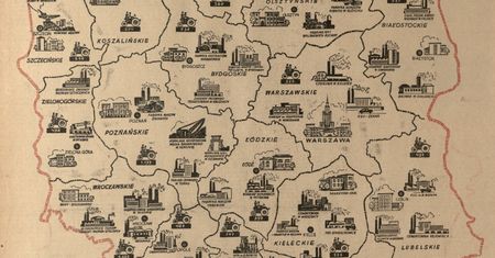 Jedna mapa miała przekonać Polaków, że żyją w nowoczesnym kraju. Tak wyglądała propaganda sukcesu w 1954 roku