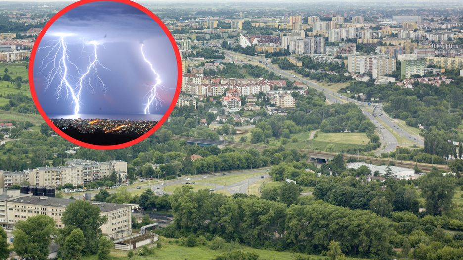 Gwałtowne burze zbliżają się nad Lubelszczyznę