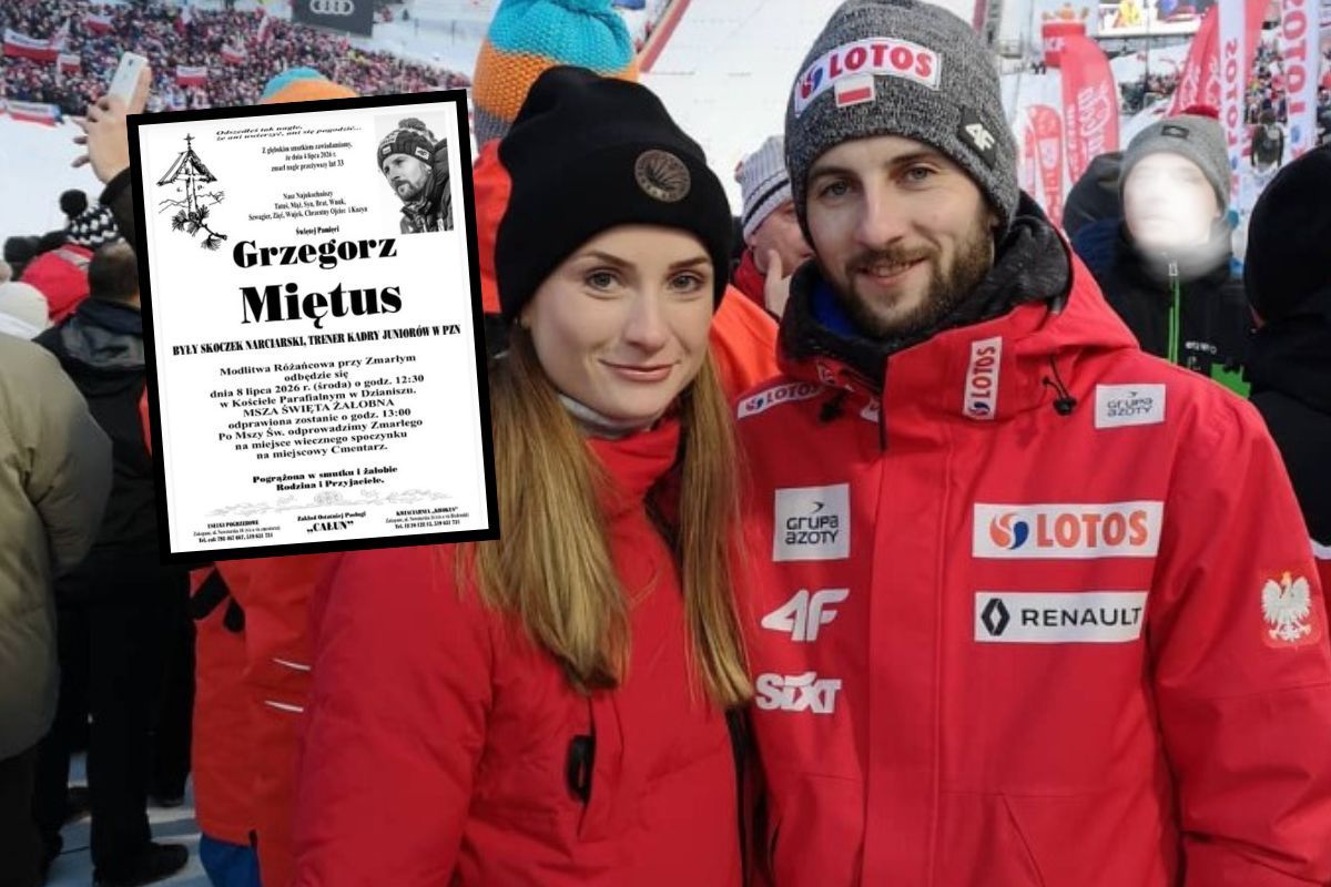 Grzegorz Miętus nie żyje. "Zmarł nagle". Żona podała szczegóły pogrzebu