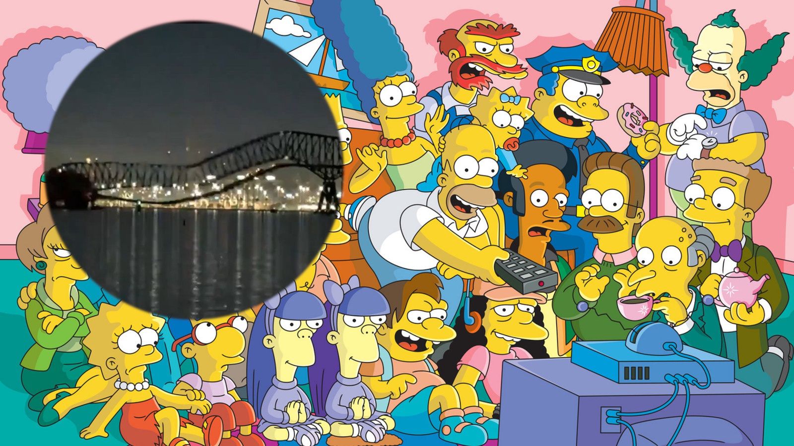 "Simpsonowie" mają coś wspólnego z katastrofą w Baltimore? Kolejna teoria spiskowa