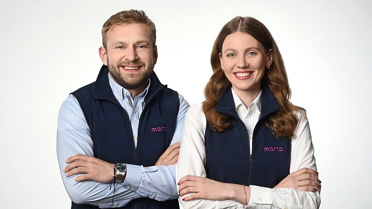 Patryk Budziński Head of Poland i Gabriela Starczyńska - Head of Business Development w marcie