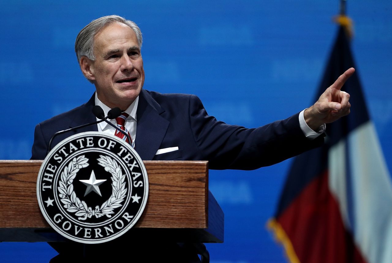 USA. Teksas zaostrza prawo aborcyjne. Na zdjęciu Greg Abbott, gubernator stanu Teksas