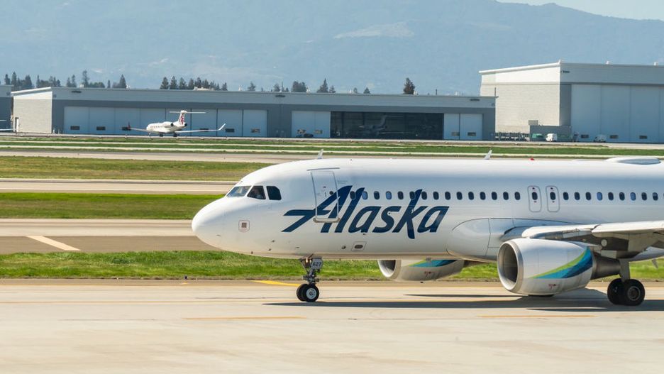Samolot należący do linii Alaska Airlines