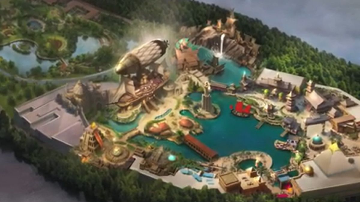 Wizualizacja parku wygląda imponująco 