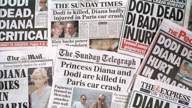 Nagłówki po paryskim wypadku