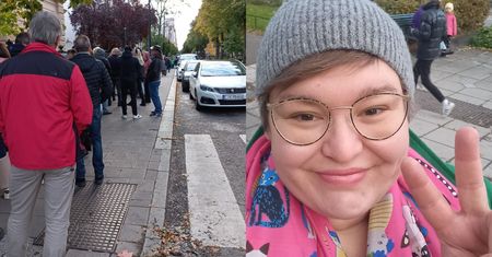 "Córka pyta czemu musieliśmy wstać przed 7". Wzruszająca relacja z wyborów w Sztokholmie