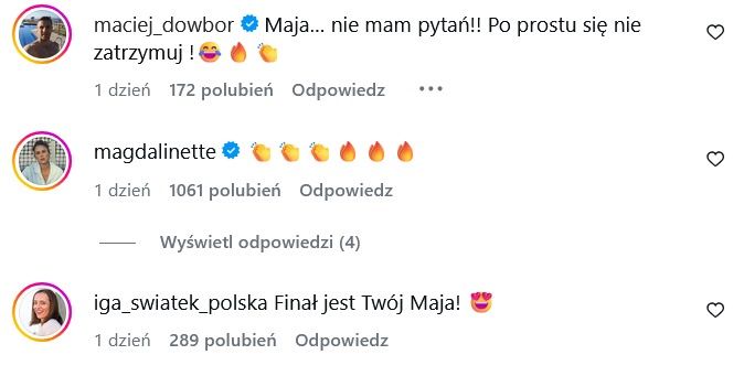 Gwiazdy gratulują Mai CHwalińskiej 