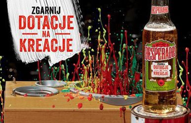"Dotacje na kreacje" - bot w promocji Desperadosa