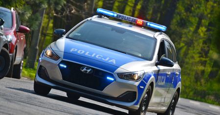 Aleksandrów Łódzki. Policjanci uwolnili 2-latka z nagrzanego samochodu