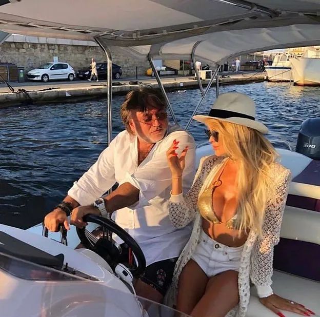 Julia Dybowska i Robert Tchenguiz