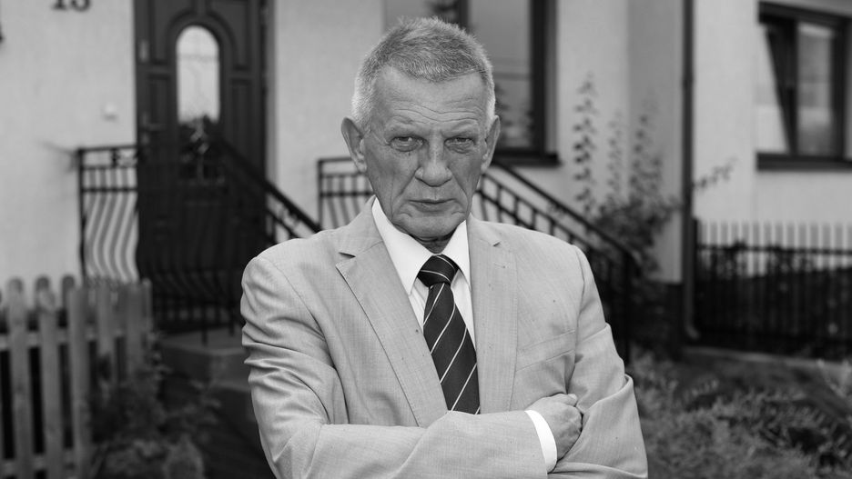 Anna Cieślak pożegnała Bronisława Cieślaka.