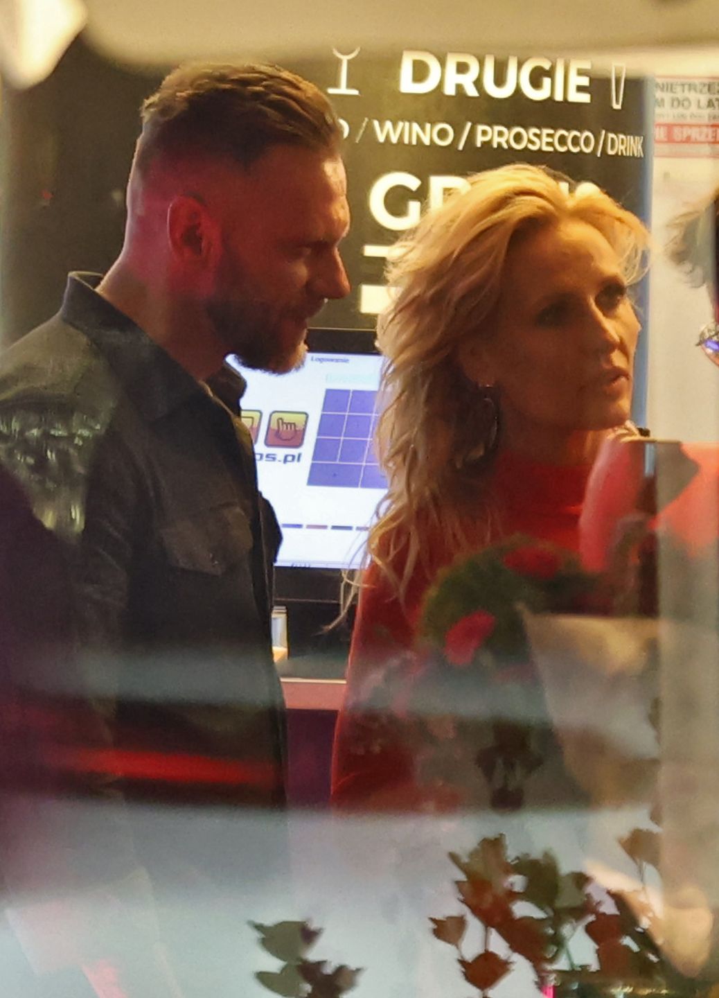 Patrycja Markowska z mężem