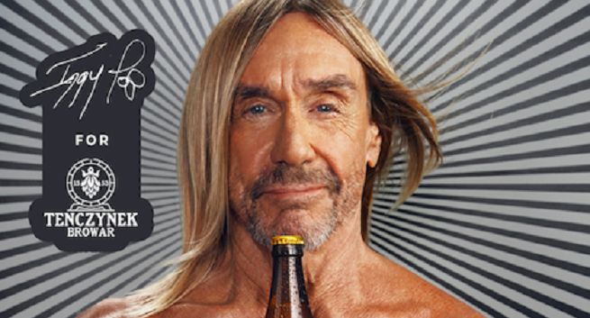 Iggy Pop promuje piwo Tenczynek Marakuja