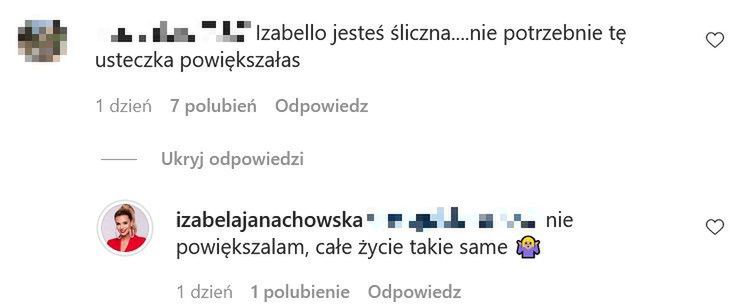Izabela Janachowska odpowiada fanom