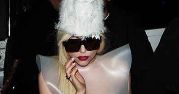 GaGa w stroju reniferka...