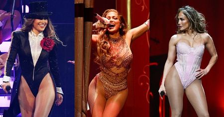 Jennifer Lopez zachwyca KUSYMI strojami i żartuje ze swoich małżeństw podczas serii koncertów w Las Vegas (ZDJĘCIA)