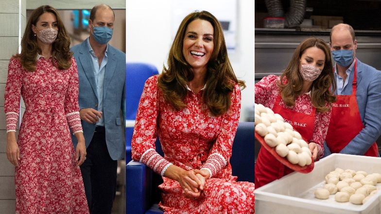 Księżną Kate i książę William z wizytą w piekarni