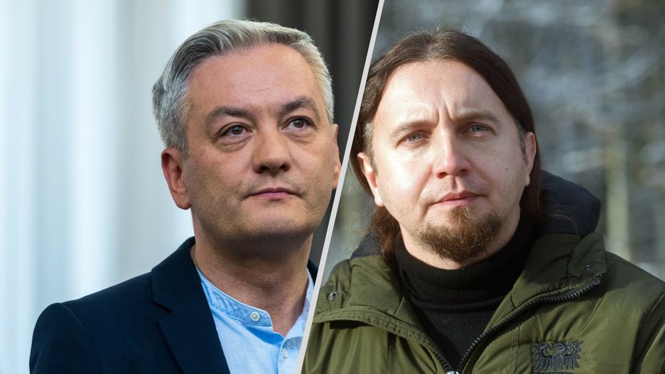 Robert Biedroń i Łukasz Kohut