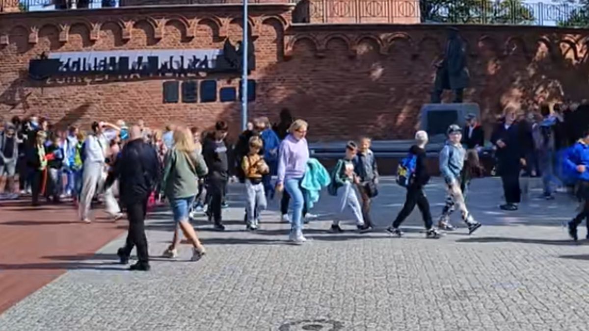 Kołobrzeg w połowie września.